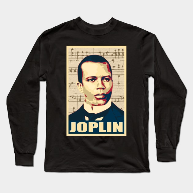 Scott Joplin Long Sleeve T-Shirt by Nerd_art